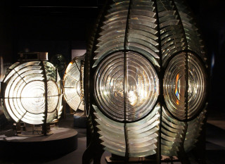 Muzeum morskie - soczewki Fresnela