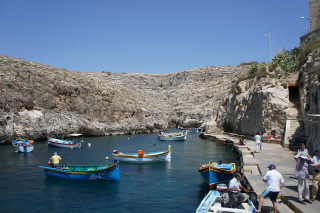 Blue Cave - taksówki wodne