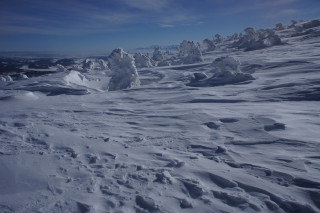 Podejście pod Pilsko zimą