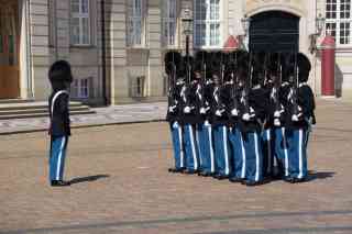 Amalienborg - zmiana warty