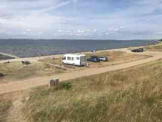 Plaża przy Limfjord camping