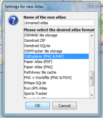 MOBAC wybór typu atlasu