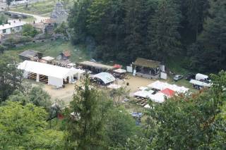 Widok na festiwal piwa
