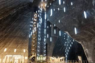 Salina Turda - głóna komora od dołu