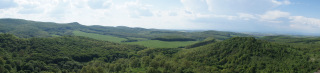 Widok z zamku w Holloko