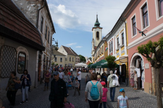 Uliczki starego miasta w Szentendre